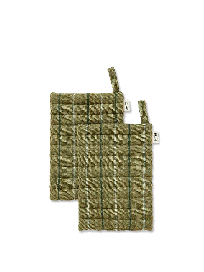 Ferm Living Ito Pot Holder In Green
