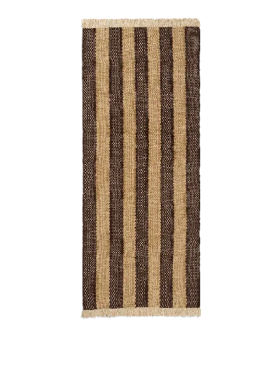 Ferm Living Ives Runner In Brown