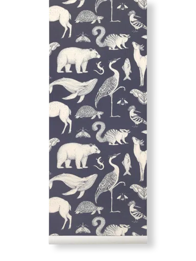 Ferm Living Katie Scott Wallpaper In Gray
