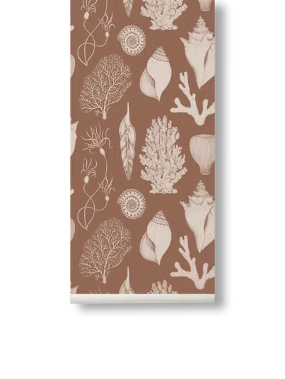 Ferm Living Katie Scott Wallpaper In Brown