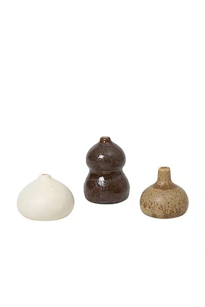 Ferm Living Komo Mini Vases In Multi