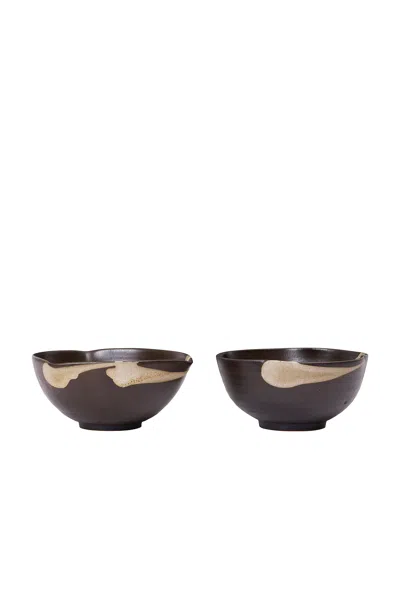 Ferm Living Koyo Bowls Set Of 2 In Multi