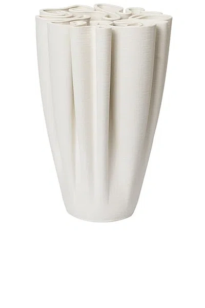 Ferm Living Large Dedali Vase In White