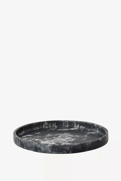 Ferm Living Large Round Mist Tray In Black