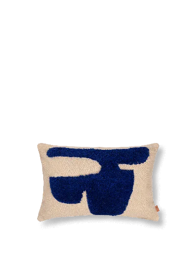 Ferm Living Lay Cushion In Blue