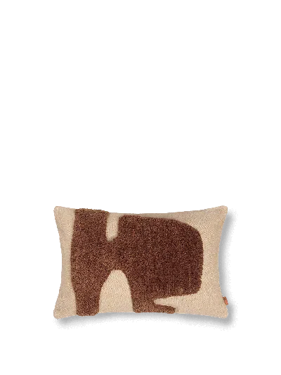 Ferm Living Lay Cushion In Brown