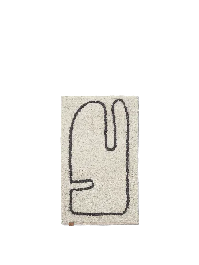 Ferm Living Lay Washable Mat In Neutral