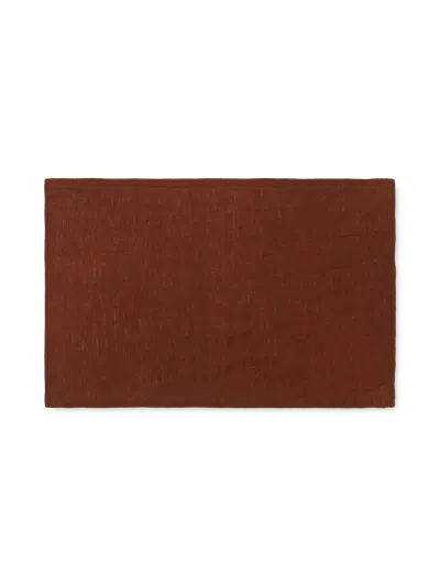 Ferm Living Linen Placemat In Brown