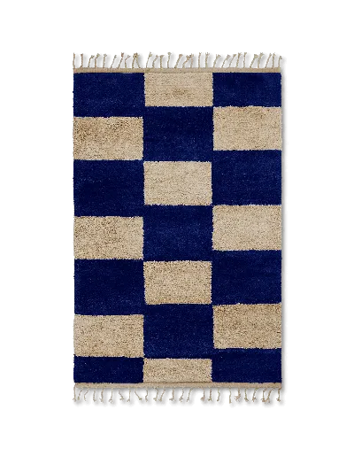 Ferm Living Mara Knotted Rug In Multi