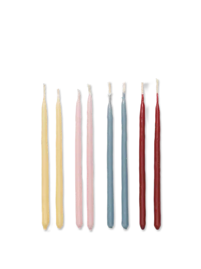 Ferm Living Miniature Candles In Multi