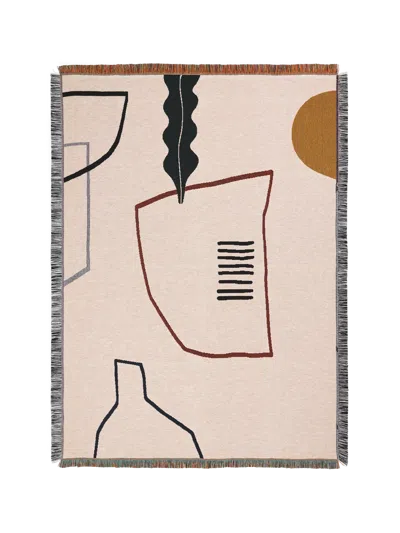 Ferm Living Mirage Blanket In Neutral
