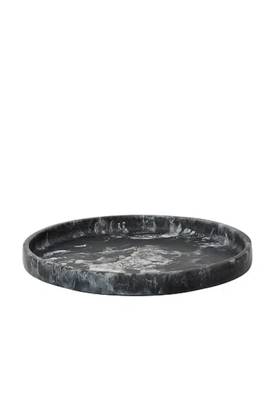 Ferm Living Mist 030 Round Tray In Black