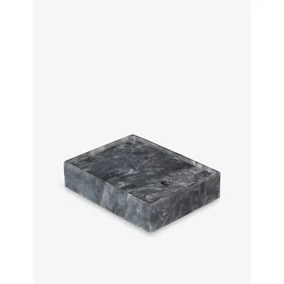 Ferm Living Charcoal Mist Resin Box 20cm