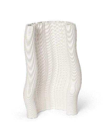 Ferm Living Moire Vase In Neutral