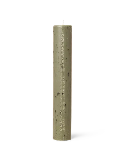 Ferm Living Mura Advent Candle In Gray