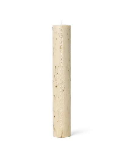 Ferm Living Mura Advent Candle In Neutral