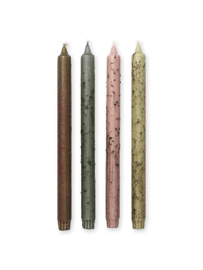 Ferm Living Mura Candles In Multi