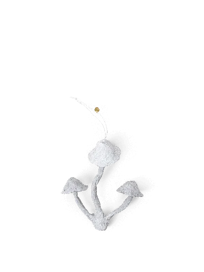 Ferm Living Mushroom Ornament In White
