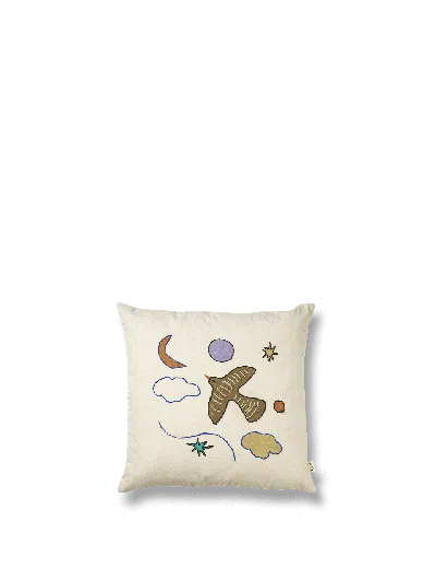 Ferm Living Naive Cushion In White