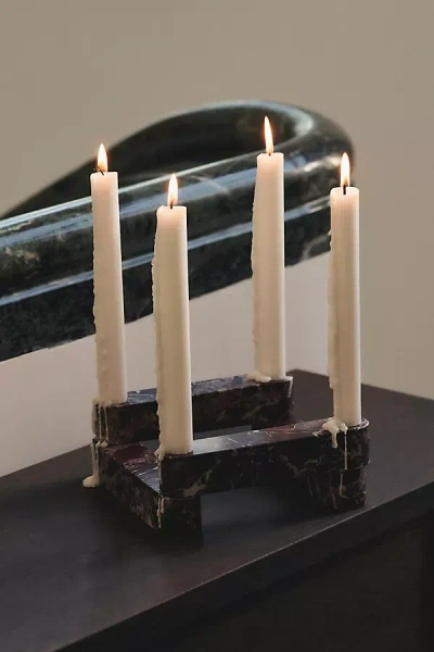 Ferm Living Newel Modular Candle Holder In Brown