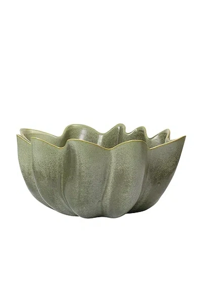Ferm Living Nium Bowl In Green