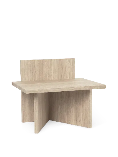 Ferm Living Oblique Stool In Brown