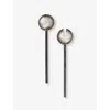 Ferm Living Obra Salad Servers In Stainless Steel