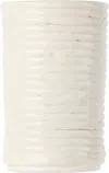 Ferm Living Off-white Corduroy Vase In Off White