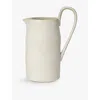 Ferm Living Off-white Speckle Flow Porcelain Jug 1l In Off-white Speckle