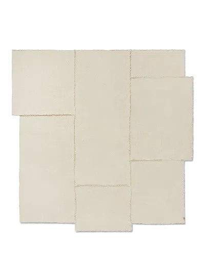 Ferm Living Offset Bedspread In Neutral