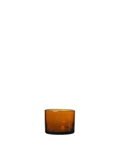 Ferm Living Oli Water Glass In Brown