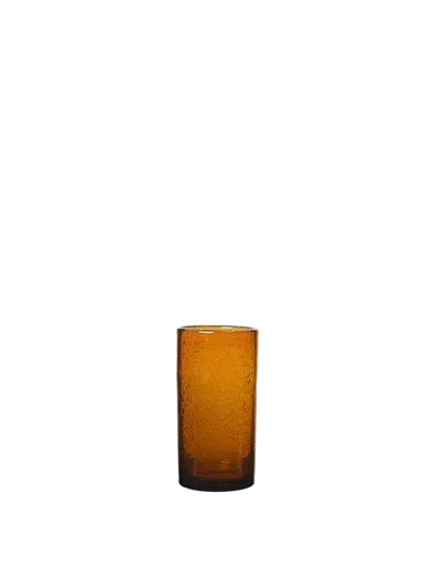 Ferm Living Oli Water Glass In Brown