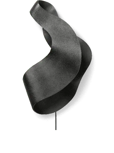 Ferm Living Oyster Wall Lamp In Black