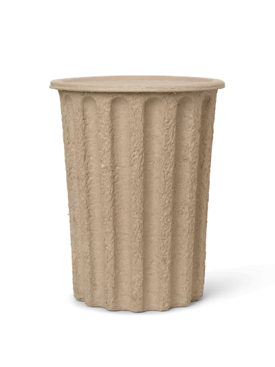 Ferm Living Paper Pulp Paper Bin In Neutral