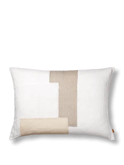 Ferm Living Part Cushion In White