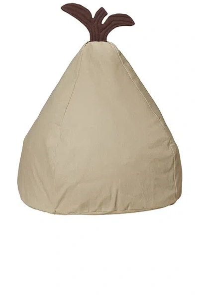 Ferm Living Pear Bean Bag In Green