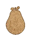 Ferm Living Pear Braided Jute Rug
