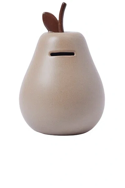 Ferm Living Pear Money Bank In Nude