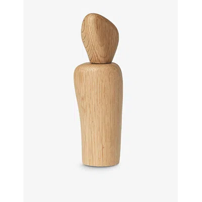 Ferm Living Pebble Wooden Seasoning Grinder 18.8cm Oak