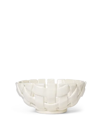 Ferm Living Plait Bowl In White