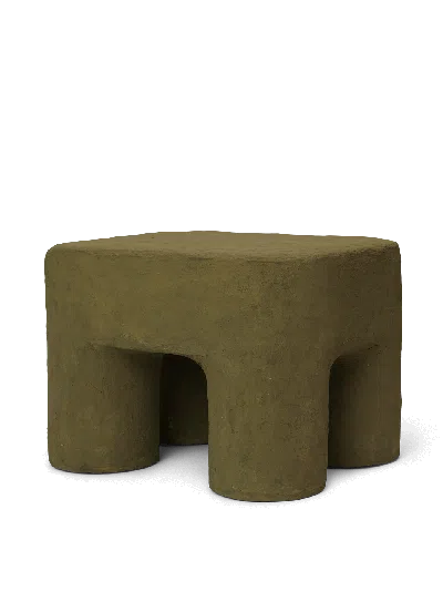 Ferm Living Podo Stool In Green