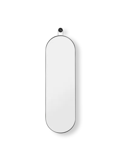 Ferm Living Poise Oval Mirror In White
