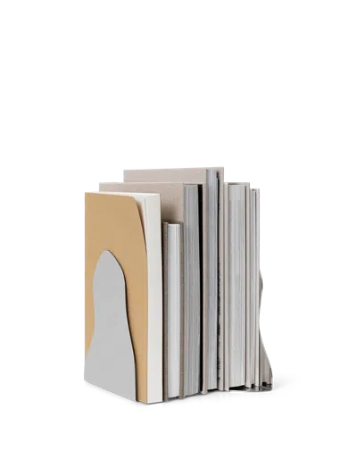Ferm Living Pond Bookends In White