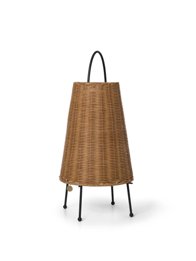 Ferm Living Porti Braided Lamp In Brown