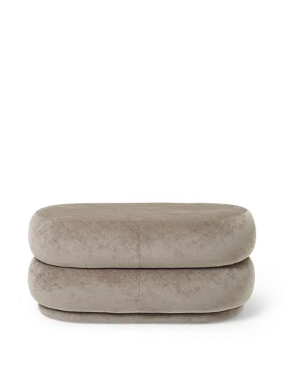 Ferm Living Pouf Oval In Neutral