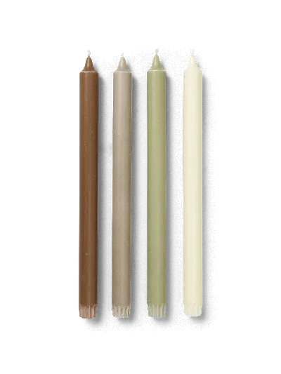 Ferm Living Pure Candles In Multi