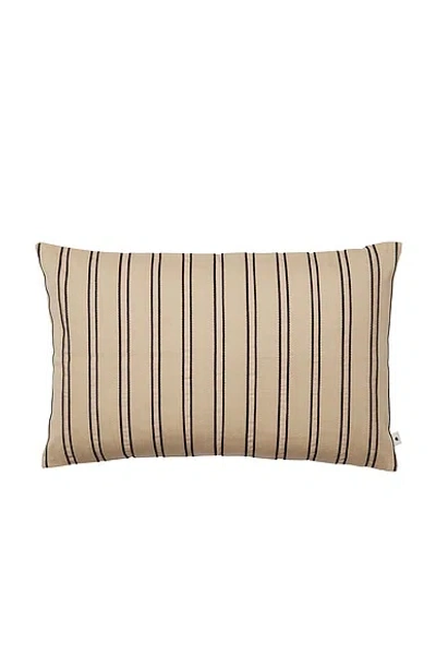 Ferm Living Rectangular Twill Cushion In Nude