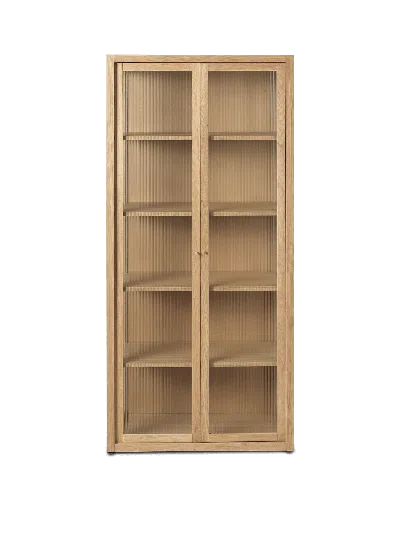 Ferm Living Reed Vitrine In Brown