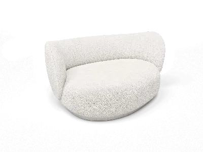 Ferm Living Rico Curve Left In White