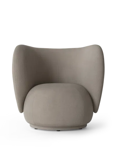 Ferm Living Rico Lounge Chair In Gray